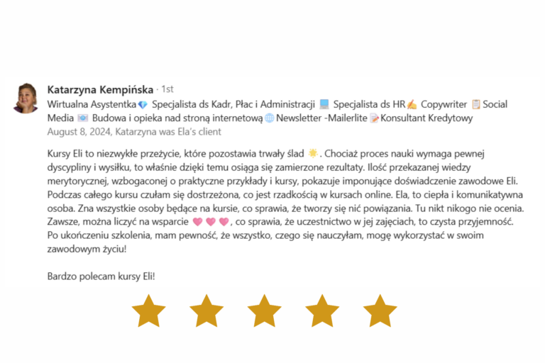 Webinar Opinia Jak zostać wirtualną asystentka?