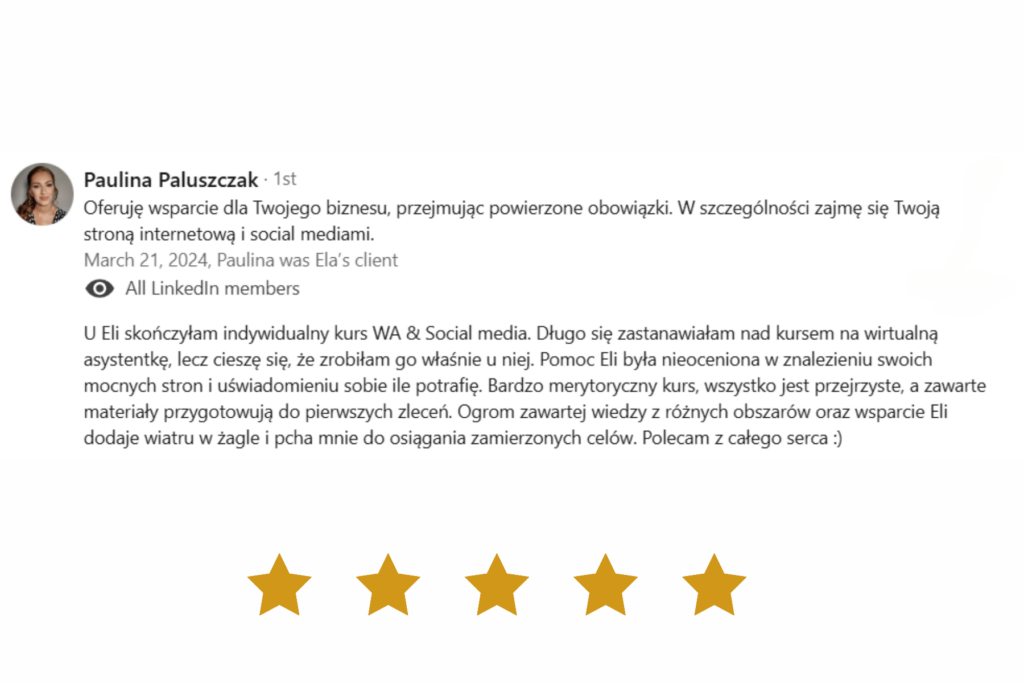 Webinar Opinia Jak zostać wirtualną asystentka?