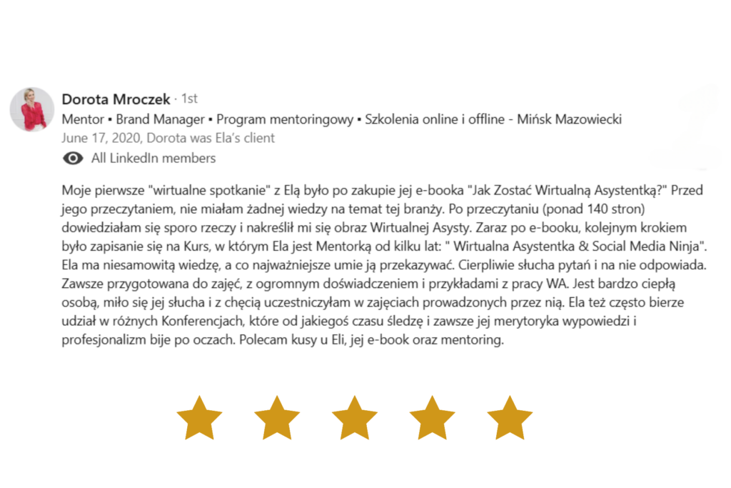 Webinar Opinia Jak zostać wirtualną asystentka?